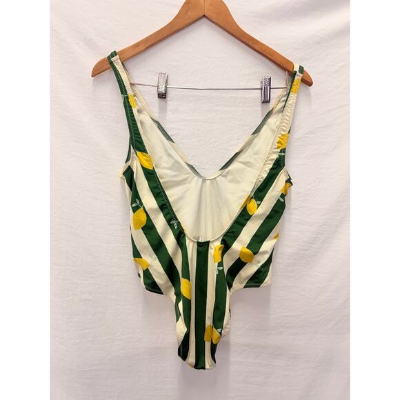 Solid‎ & Striped Anne-Marie Swimsuit Lemon Summer Swim Medium Malibu Italy - Picture 4 of 5